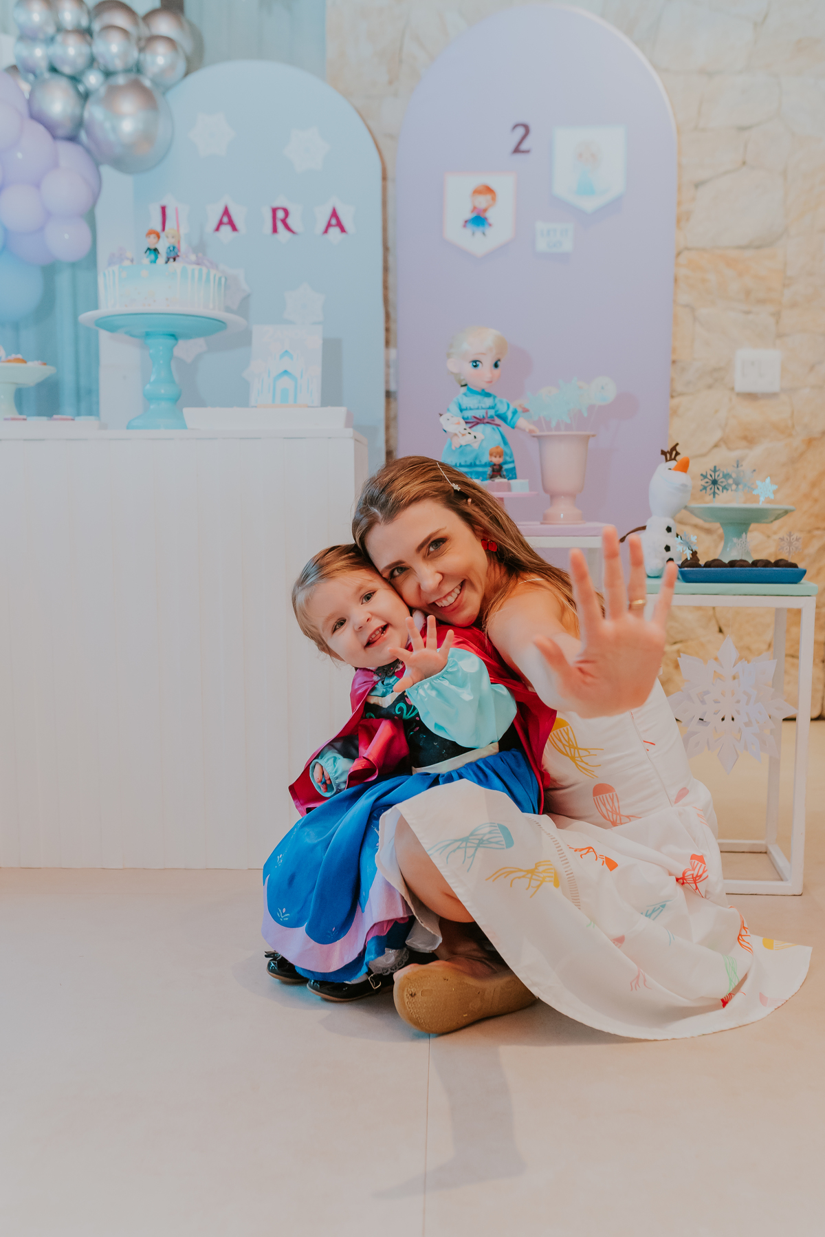 fotografa de familia festa infantil rio de janeiro rj barra da Tijuca Lara 2 anos decoracao tema Frozen 