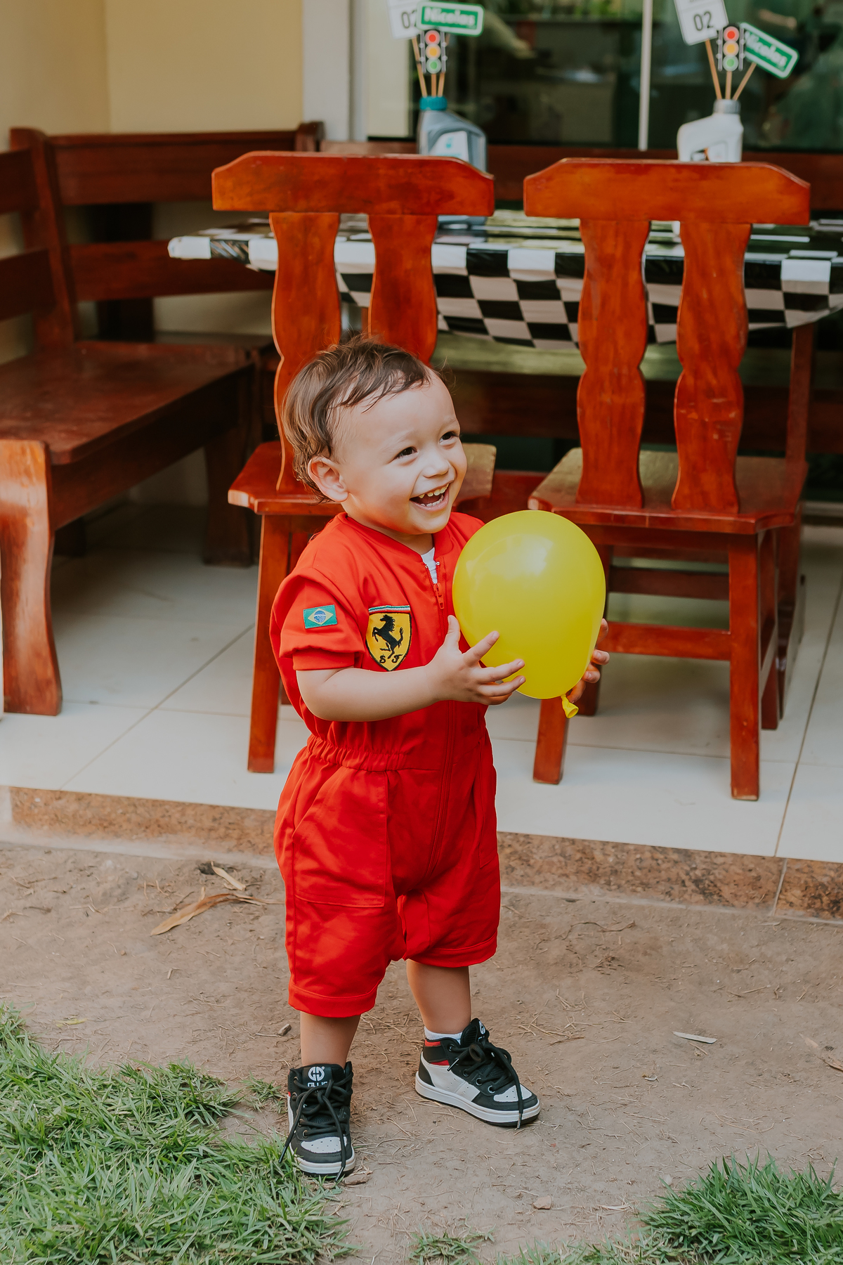 fotografia festa infantil Rio de Janeiro rj fotografa familia 2 anos Nicolas tema carros em casa 