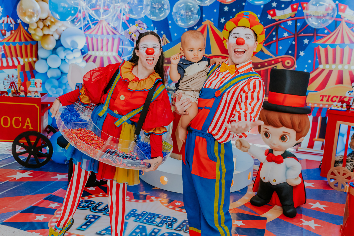 fotografia festa infantil rio de janeiro 1 ano fotografa familia guilherme tema circo Copacabana rj play 