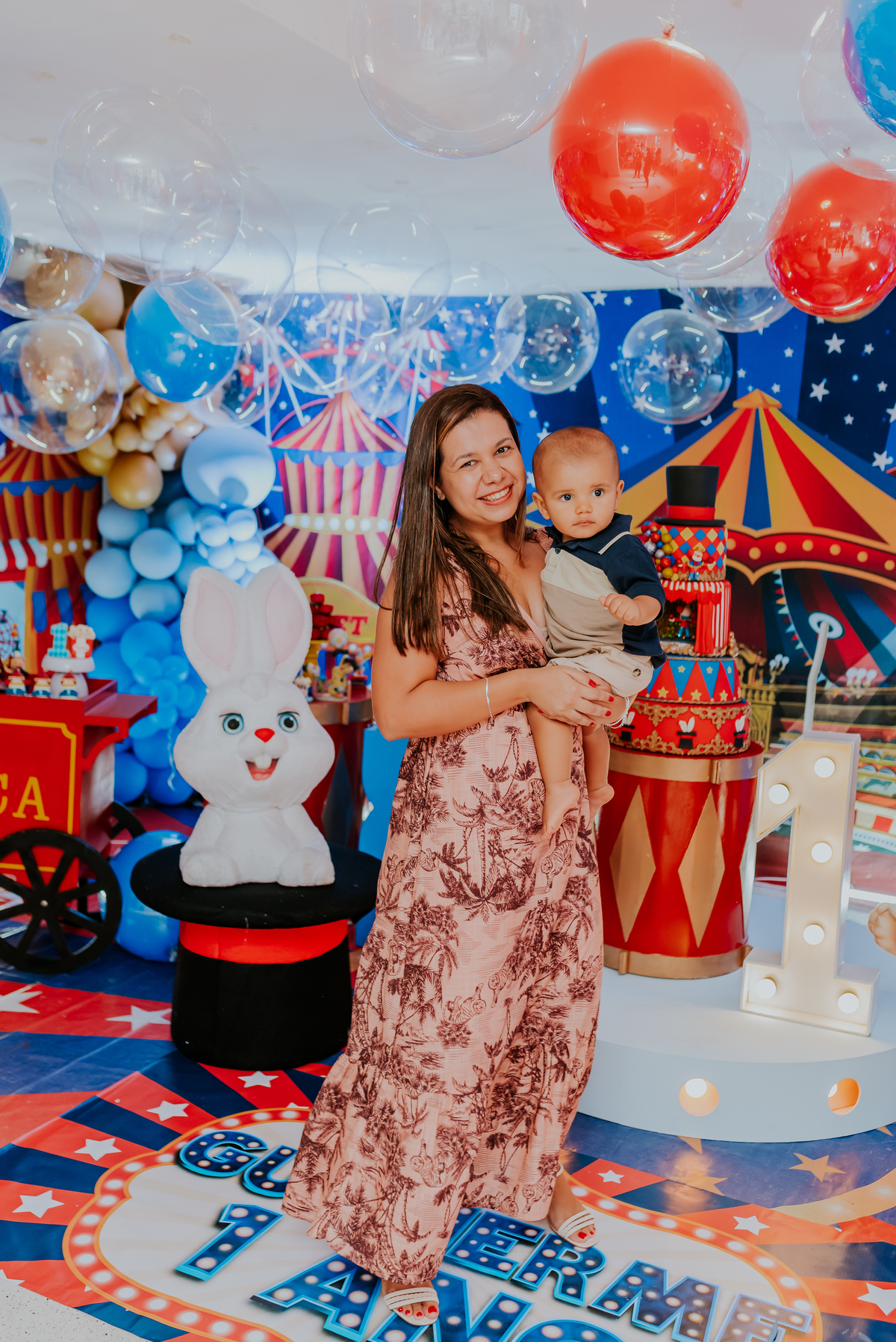 fotografia festa infantil rio de janeiro 1 ano fotografa familia guilherme tema circo Copacabana rj play 