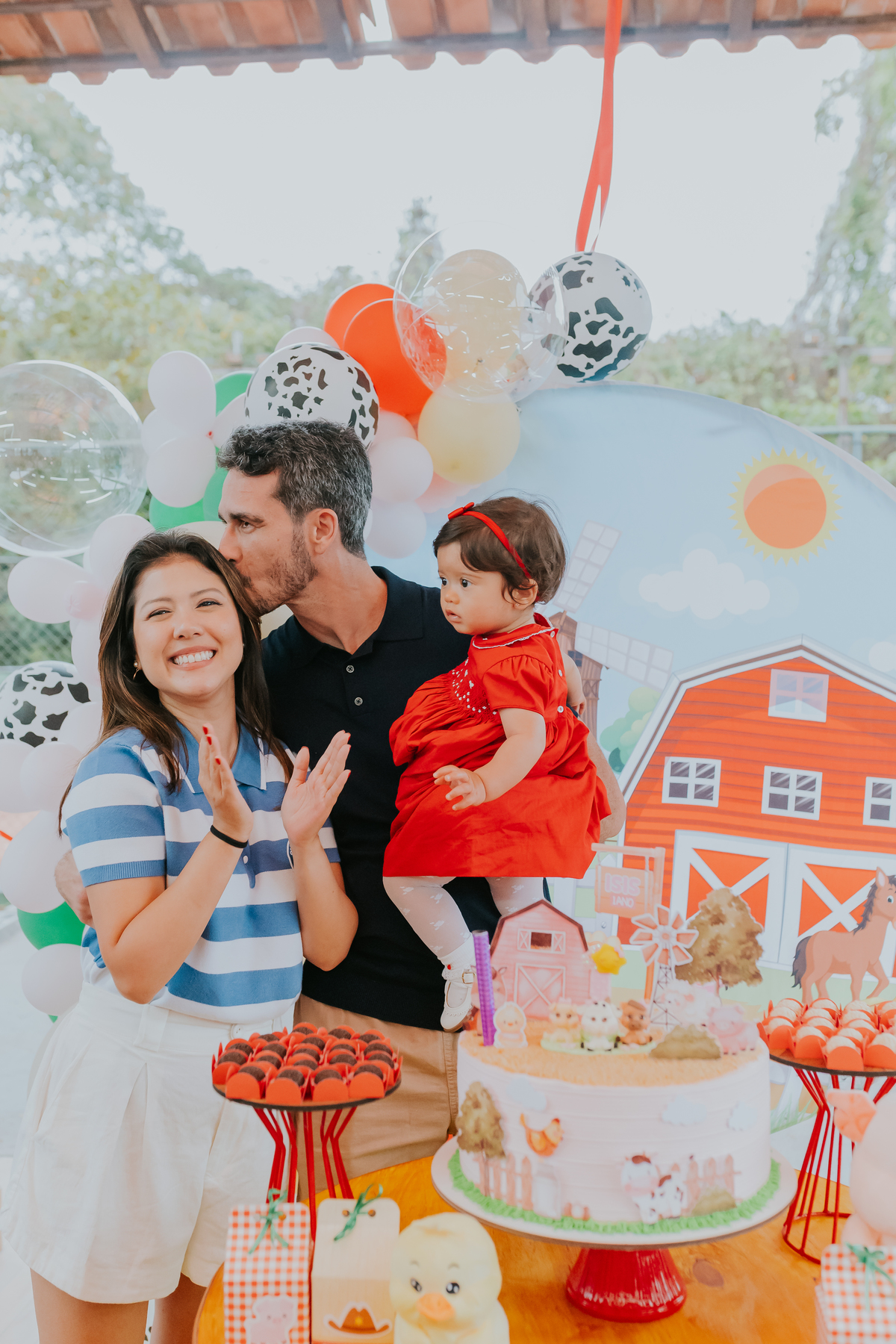 festa infantil fotografa de familias fotografia 1 ano isis rio de Janeiro rj ilha do governador tema fazendinha