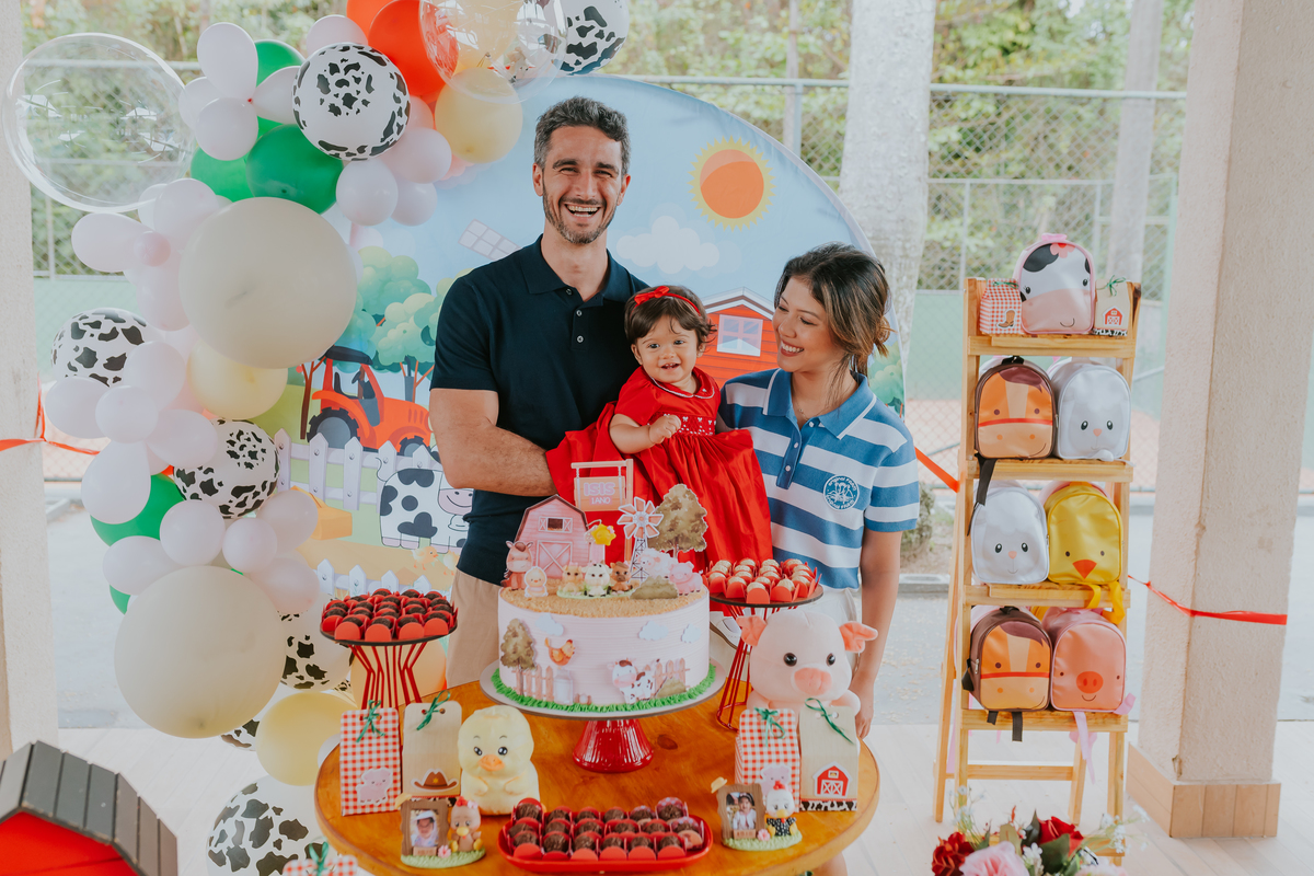 festa infantil fotografa de familias fotografia 1 ano isis rio de Janeiro rj ilha do governador tema fazendinha