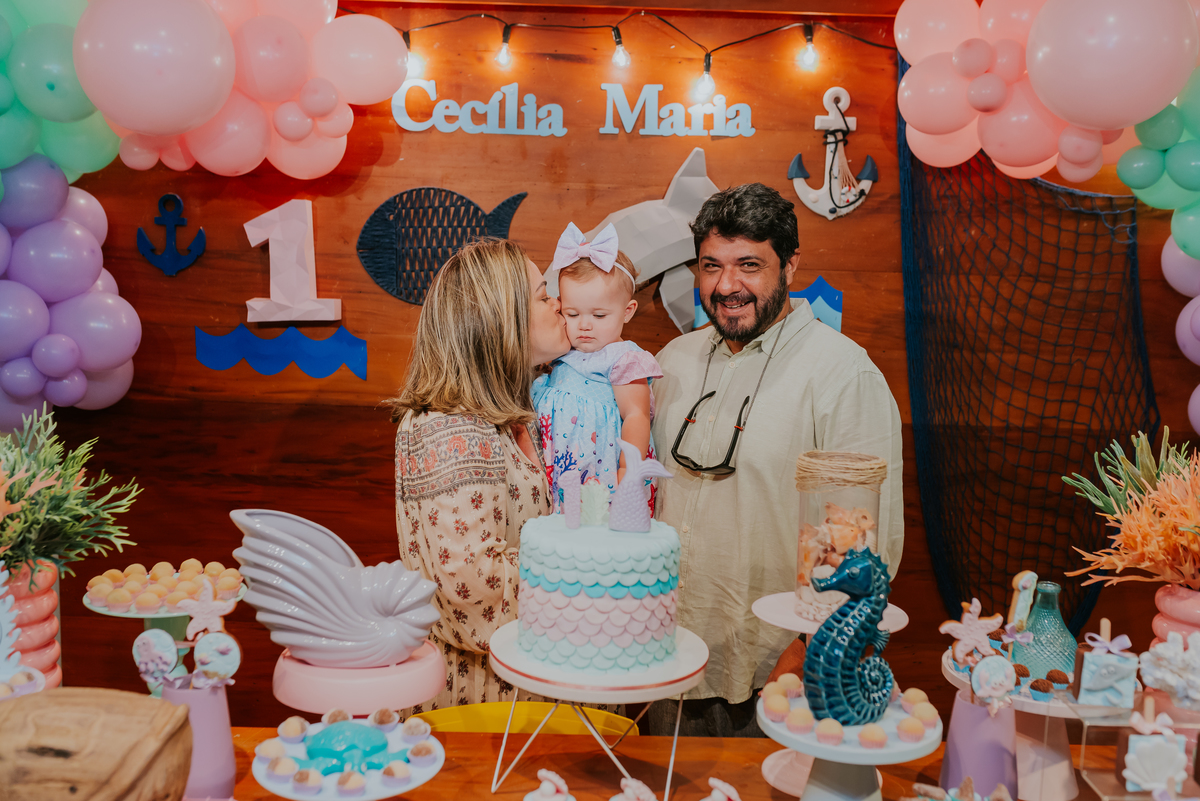 fotografa festa infantil fotografia 1 ano maria Cecilia tema fundo do mar casa de festas a fabrica niteroi Icarai rio de Janeiro rj 
