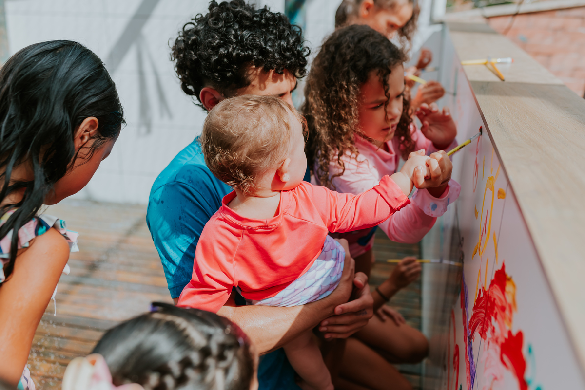 fotografa festa infantil fotografia 1 ano maria Cecilia tema fundo do mar casa de festas a fabrica niteroi Icarai rio de Janeiro rj 