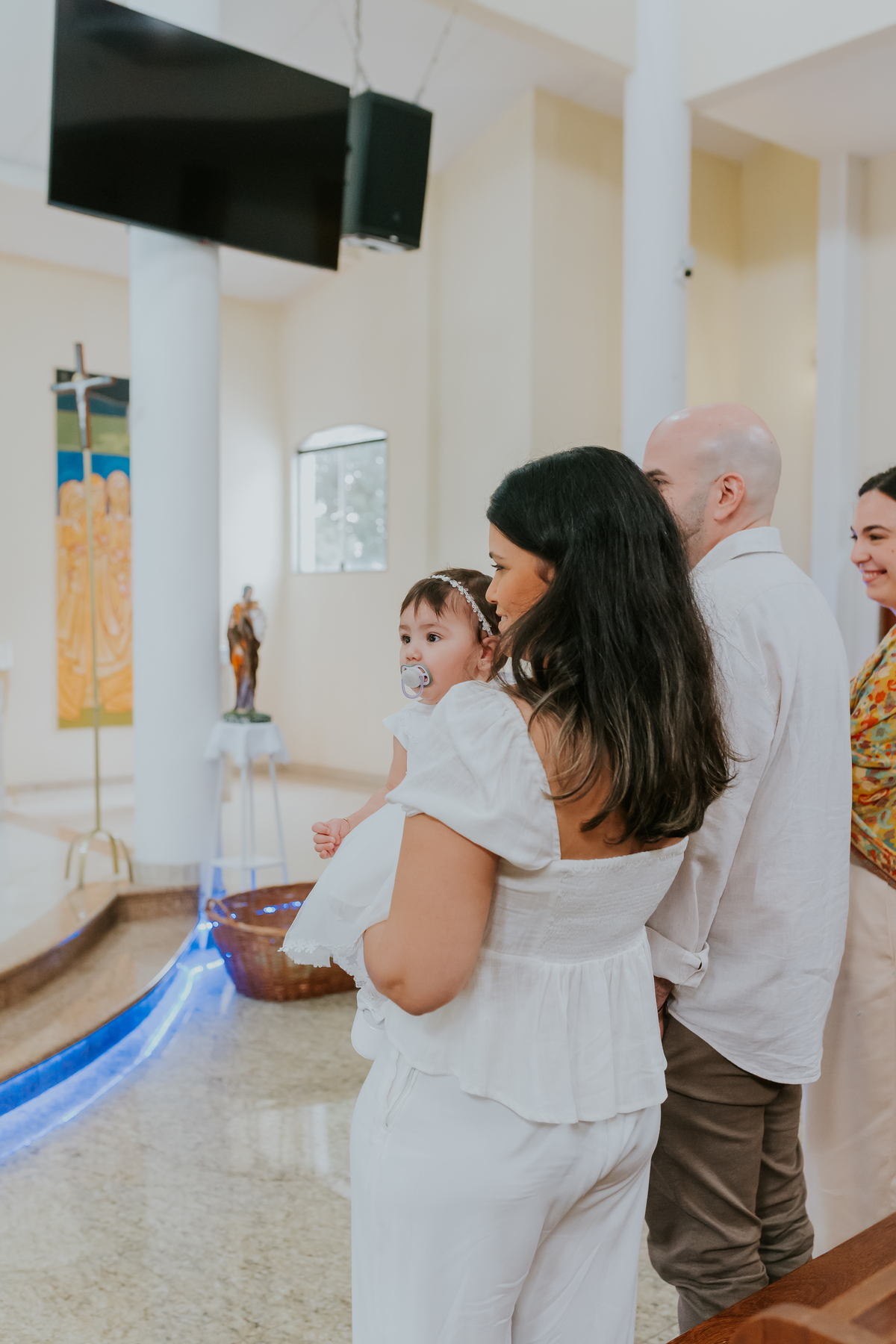 fotografia batizado batismo maria Julia Rio de Janeiro fotografa familia capela nossa senhora de Fátima ilha do governador rj jardim Guanabara 