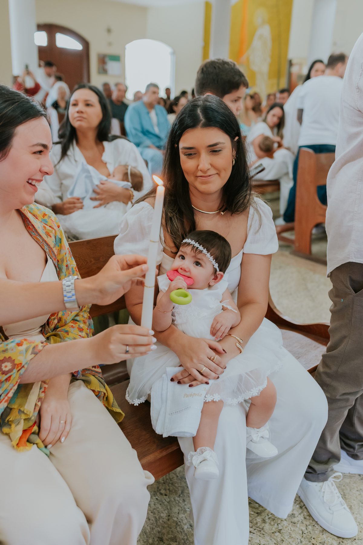 fotografia batizado batismo maria Julia Rio de Janeiro fotografa familia capela nossa senhora de Fátima ilha do governador rj jardim Guanabara 