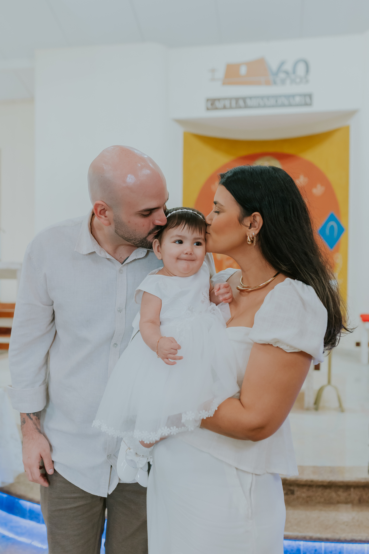 fotografia batizado batismo maria Julia Rio de Janeiro fotografa familia capela nossa senhora de Fátima ilha do governador rj jardim Guanabara 