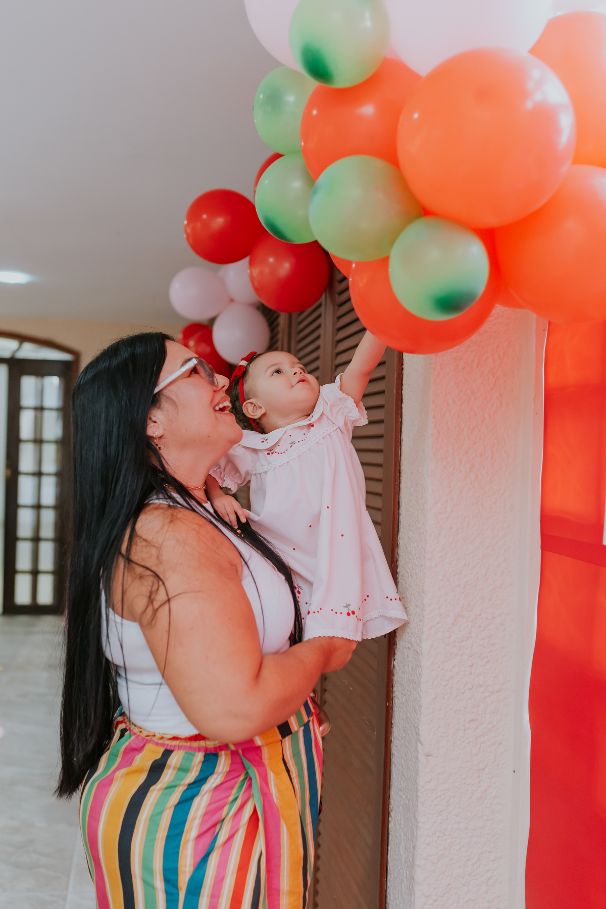 fotografa familia festa infantil fotografia 1 ano diana maria tema cerejinha Río de Janeiro ilha do governador rj 