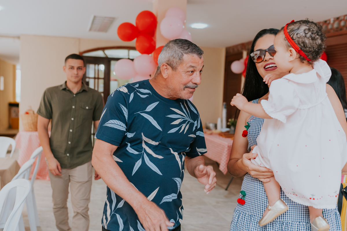 fotografa familia festa infantil fotografia 1 ano diana maria tema cerejinha Río de Janeiro ilha do governador rj 