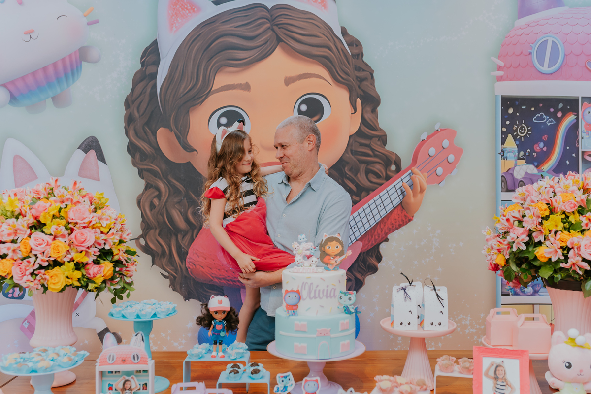 fotografa festa infantil evento rj Rio de Janeiro 6 anos Olivia casa de festas quintal tijuca fotografia tema a casa da gabby 