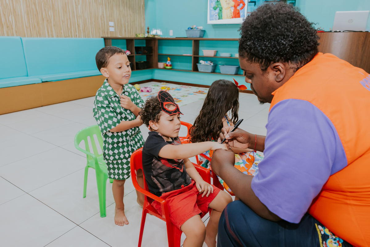 fotografa familia evento Rio de Janeiro 4 anos benjamín tema detetives do prédio azul fotografia festa infantil rj casa de festa tik tak botafogo 