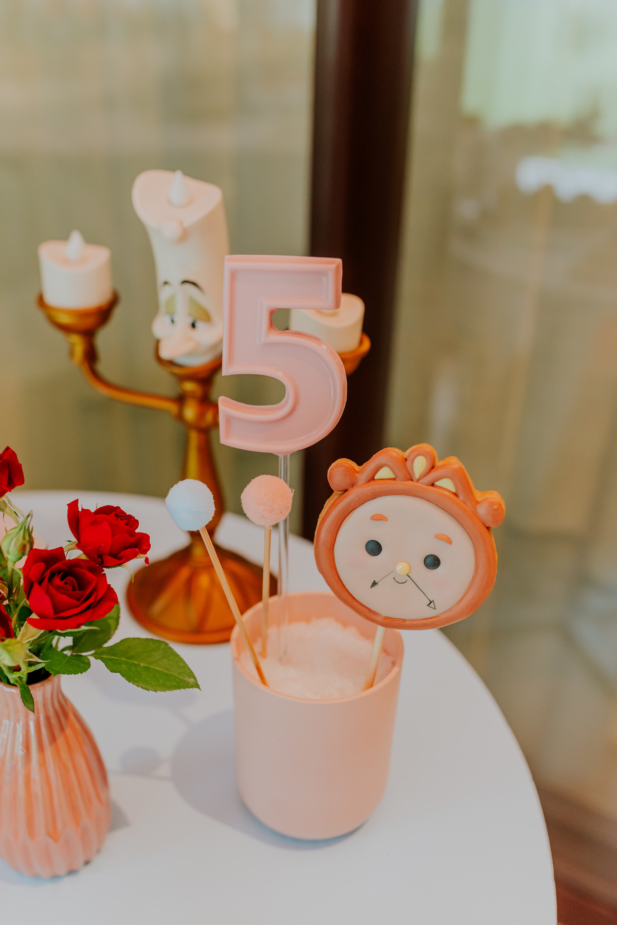 fotografia festa infantil 5 anos mia a bela e a fera barra da Tijuca fotografa de eventos rio de janeiro rj 