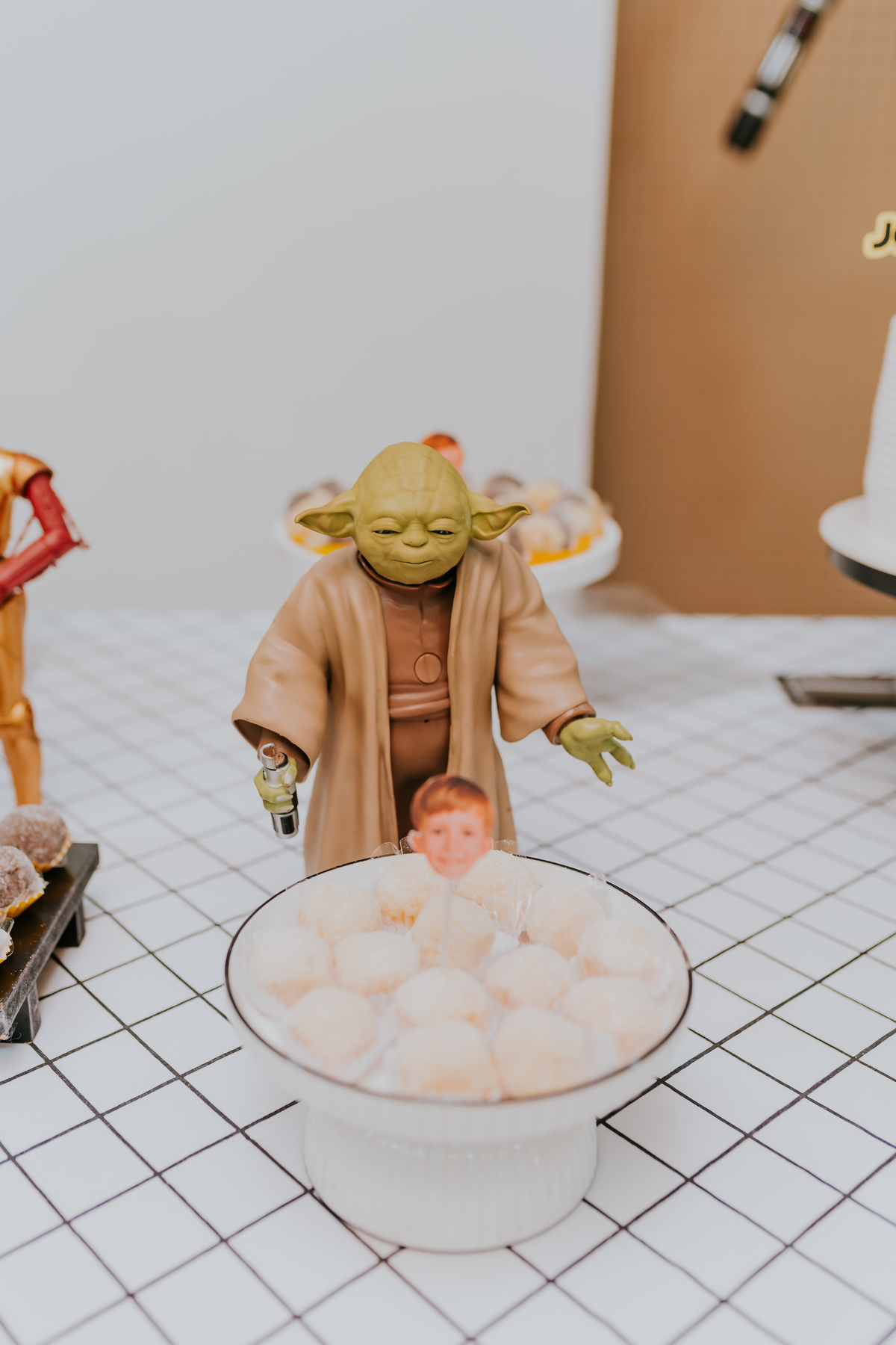 fotografa familia festa infantil evento Río de Janeiro barra da Tijuca 5 anos Joao Pedro tema star Wars rj fotografia 