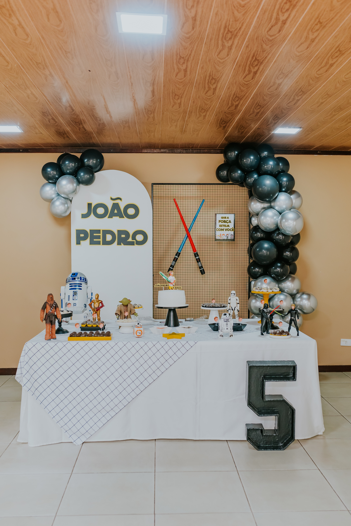 fotografa familia festa infantil evento Río de Janeiro barra da Tijuca 5 anos Joao Pedro tema star Wars rj fotografia 