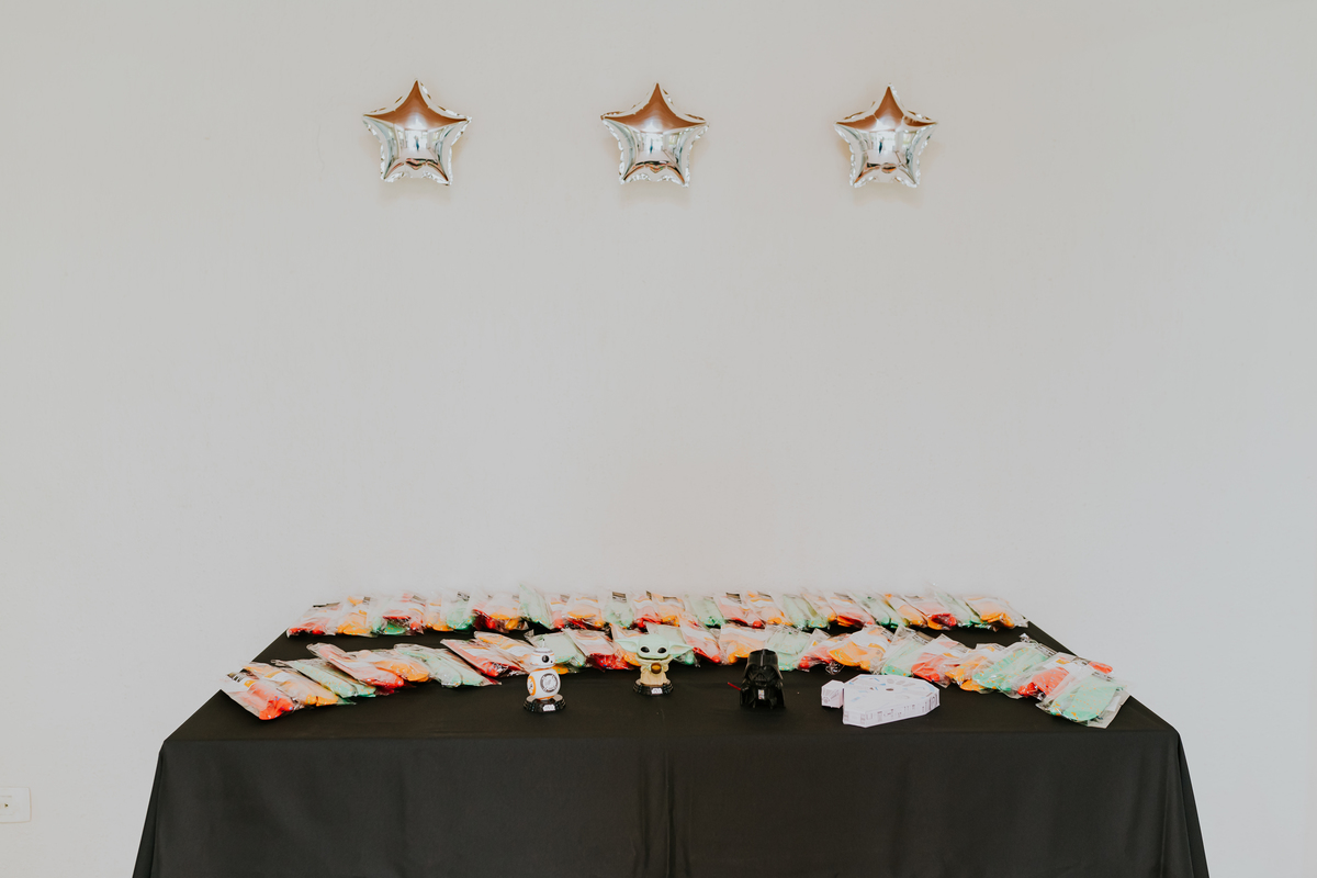 fotografa familia festa infantil evento Río de Janeiro barra da Tijuca 5 anos Joao Pedro tema star Wars rj fotografia 