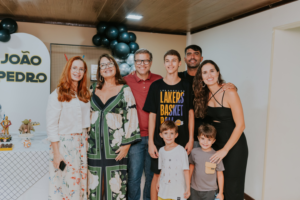 fotografa familia festa infantil evento Río de Janeiro barra da Tijuca 5 anos Joao Pedro tema star Wars rj fotografia 