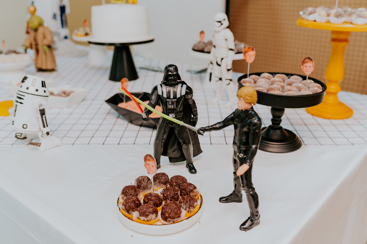 fotografa familia festa infantil evento Río de Janeiro barra da Tijuca 5 anos Joao Pedro tema star Wars rj fotografia 
