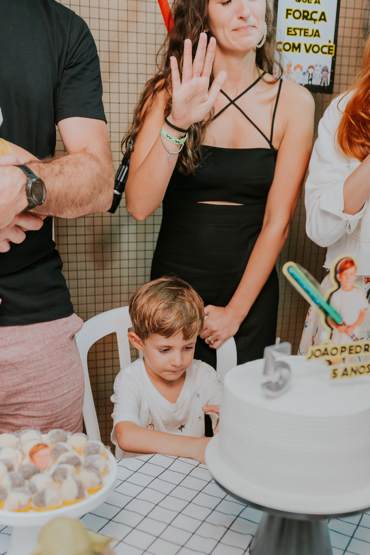 fotografa familia festa infantil evento Río de Janeiro barra da Tijuca 5 anos Joao Pedro tema star Wars rj fotografia 