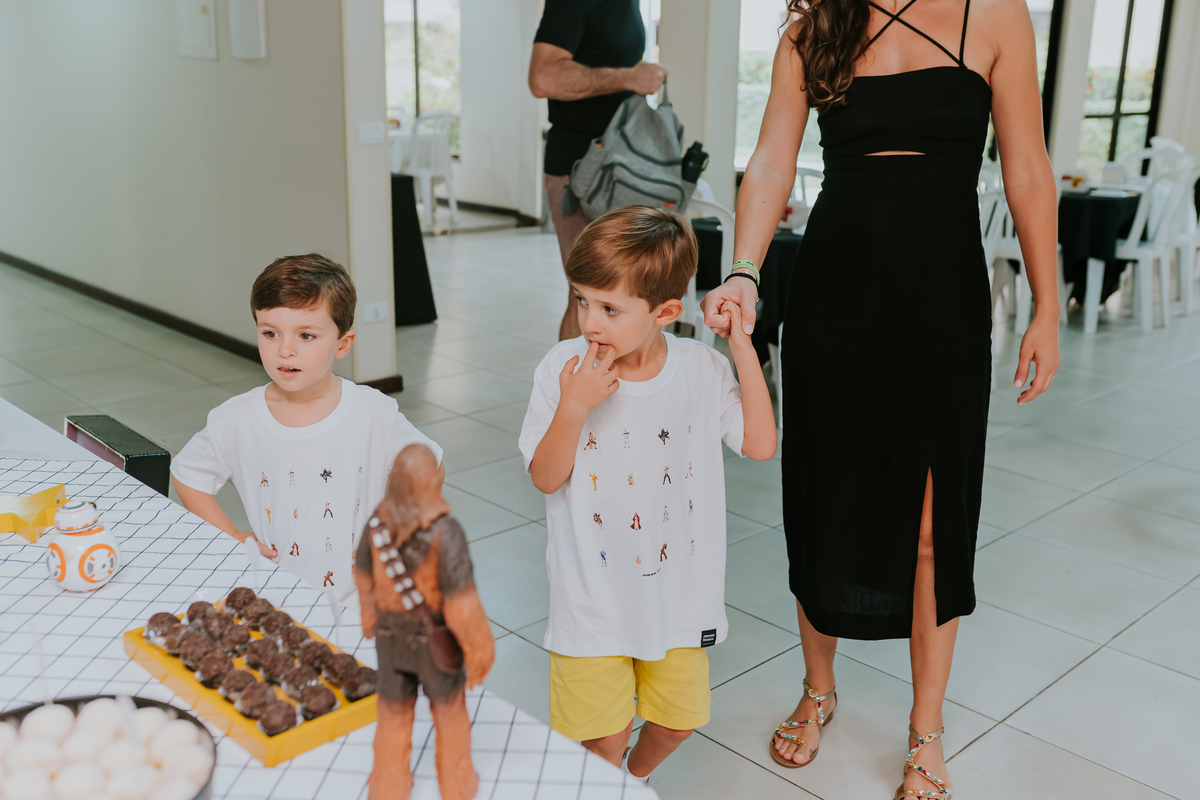 fotografa familia festa infantil evento Río de Janeiro barra da Tijuca 5 anos Joao Pedro tema star Wars rj fotografia 