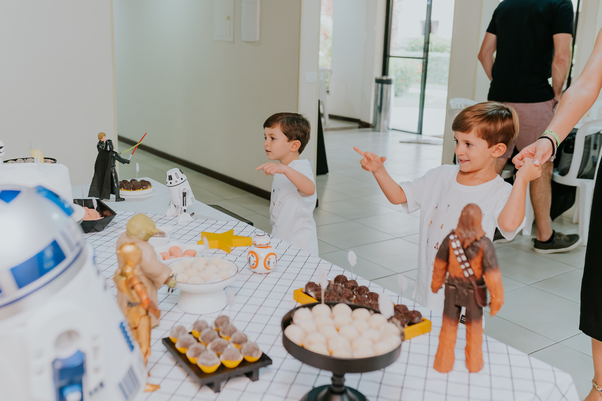fotografa familia festa infantil evento Río de Janeiro barra da Tijuca 5 anos Joao Pedro tema star Wars rj fotografia 