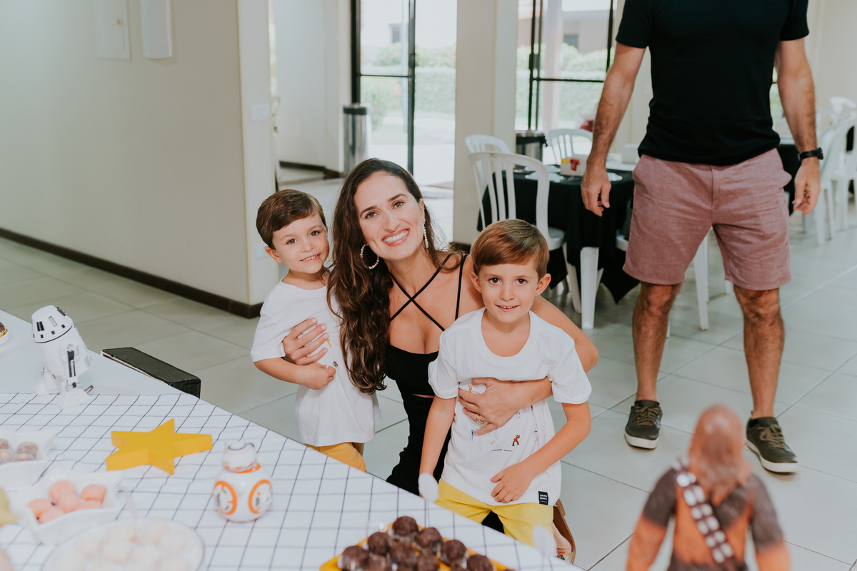 fotografa familia festa infantil evento Río de Janeiro barra da Tijuca 5 anos Joao Pedro tema star Wars rj fotografia 