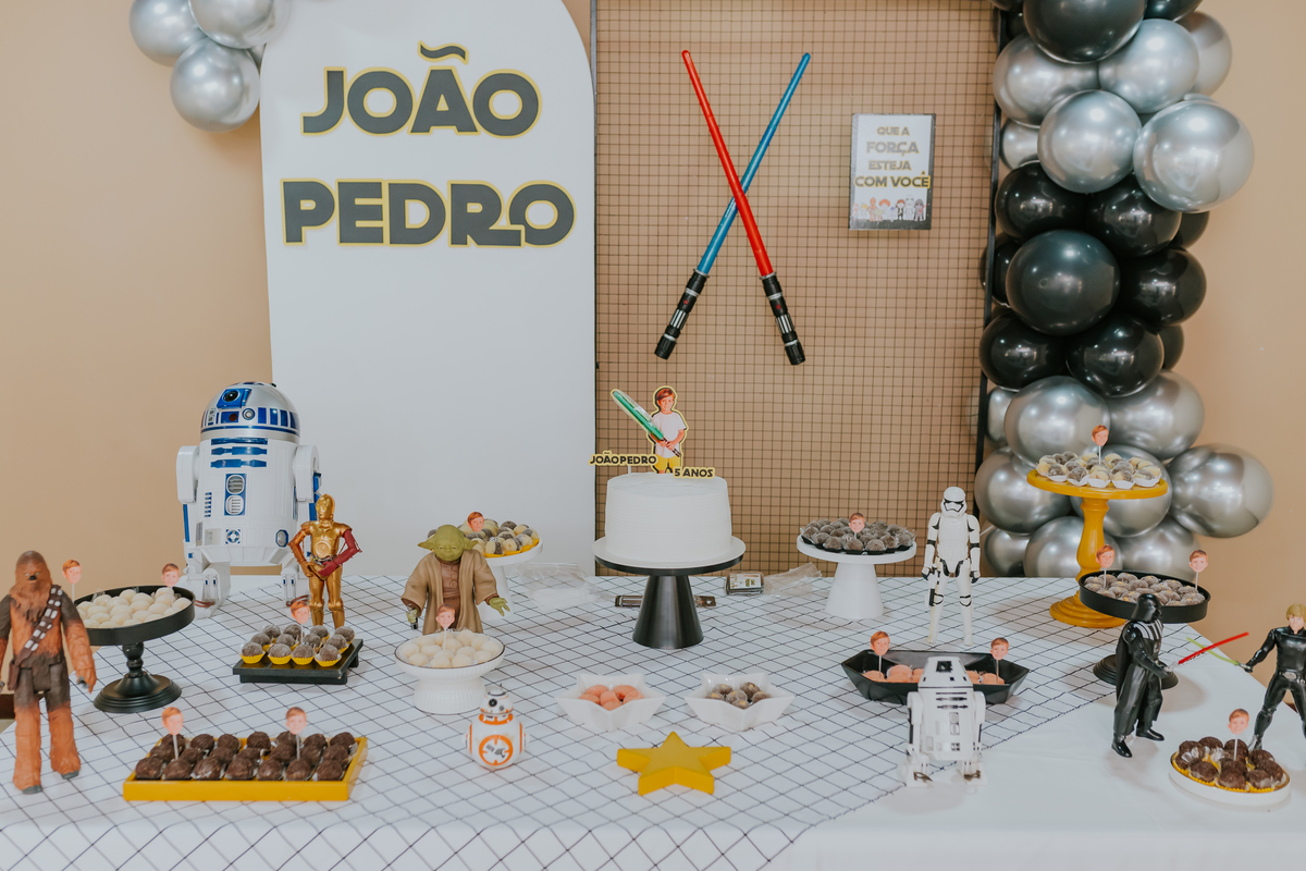 fotografa familia festa infantil evento Río de Janeiro barra da Tijuca 5 anos Joao Pedro tema star Wars rj fotografia 