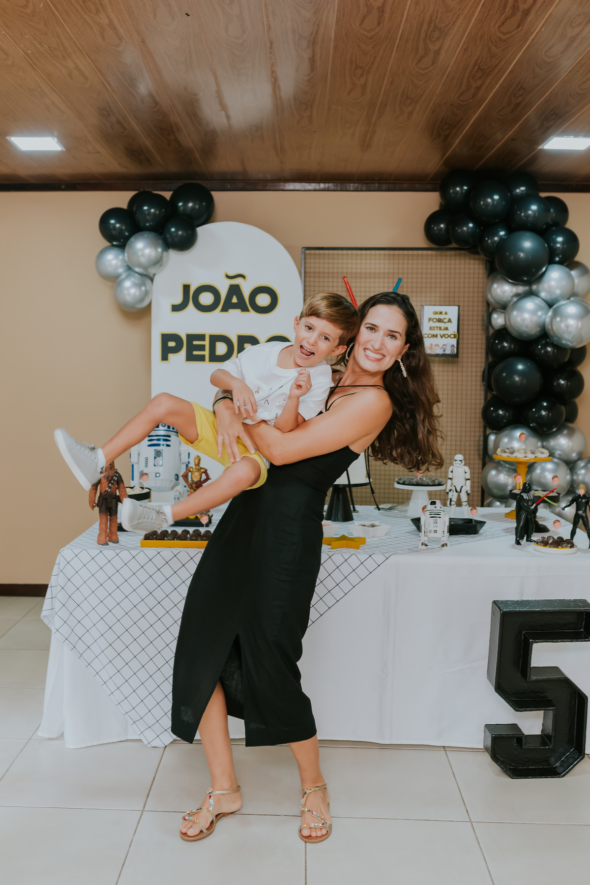 fotografa familia festa infantil evento Río de Janeiro barra da Tijuca 5 anos Joao Pedro tema star Wars rj fotografia 