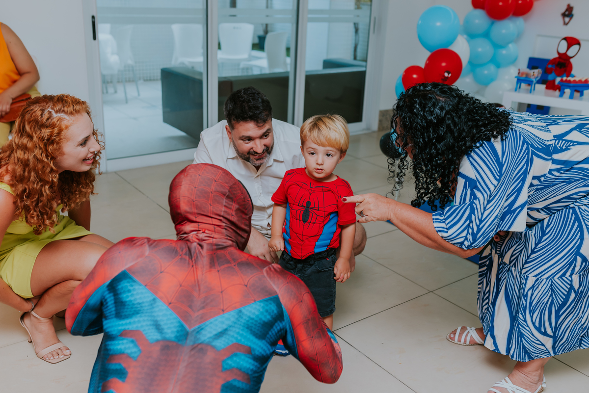 fotografia fotografa rj festa infantil 2 anos Davi tema homem aranha Niterói Icarai Rio de Janeiro familia 