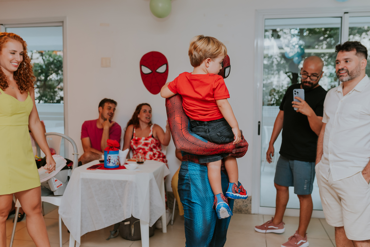 fotografia fotografa rj festa infantil 2 anos Davi tema homem aranha Niterói Icarai Rio de Janeiro familia 