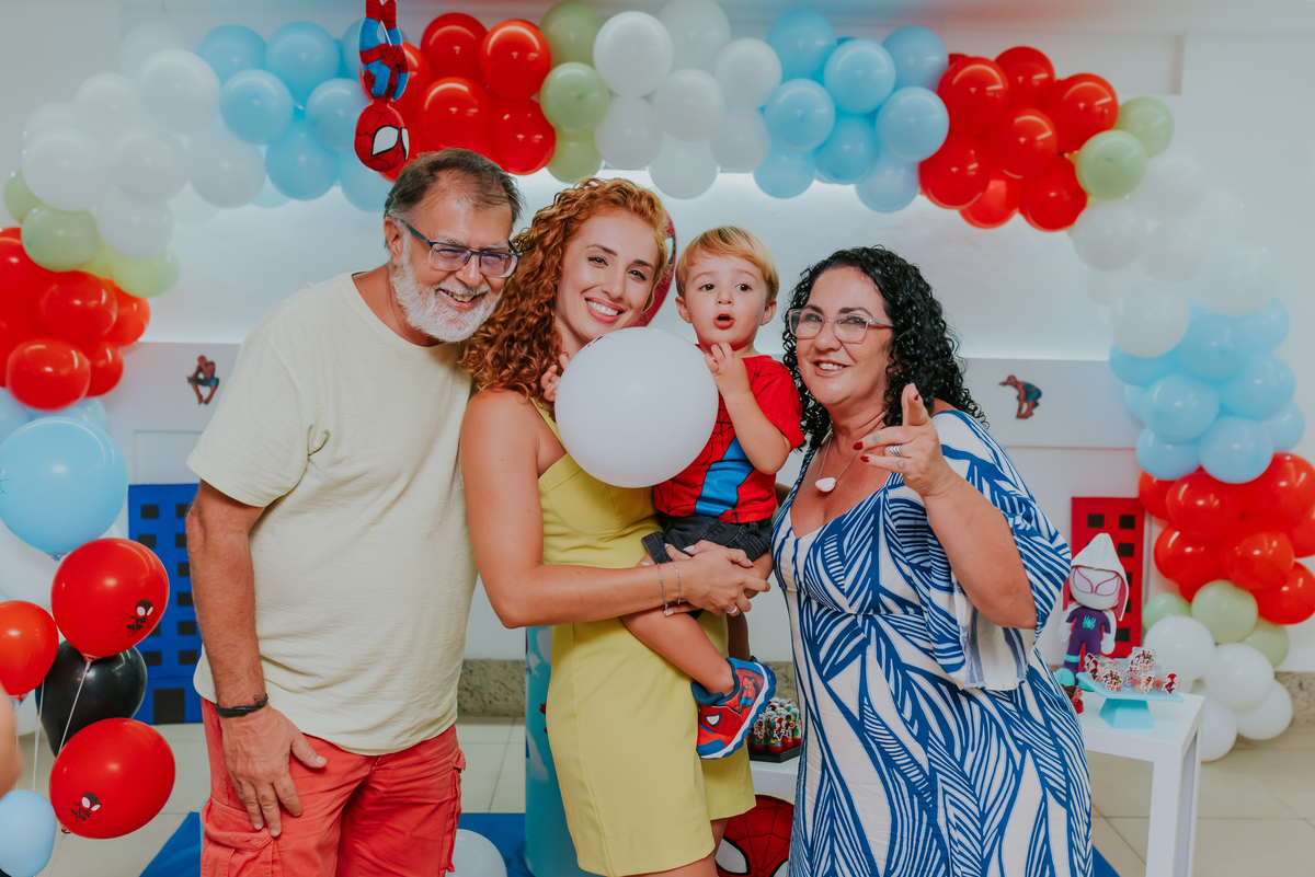 fotografia fotografa rj festa infantil 2 anos Davi tema homem aranha Niterói Icarai Rio de Janeiro familia 