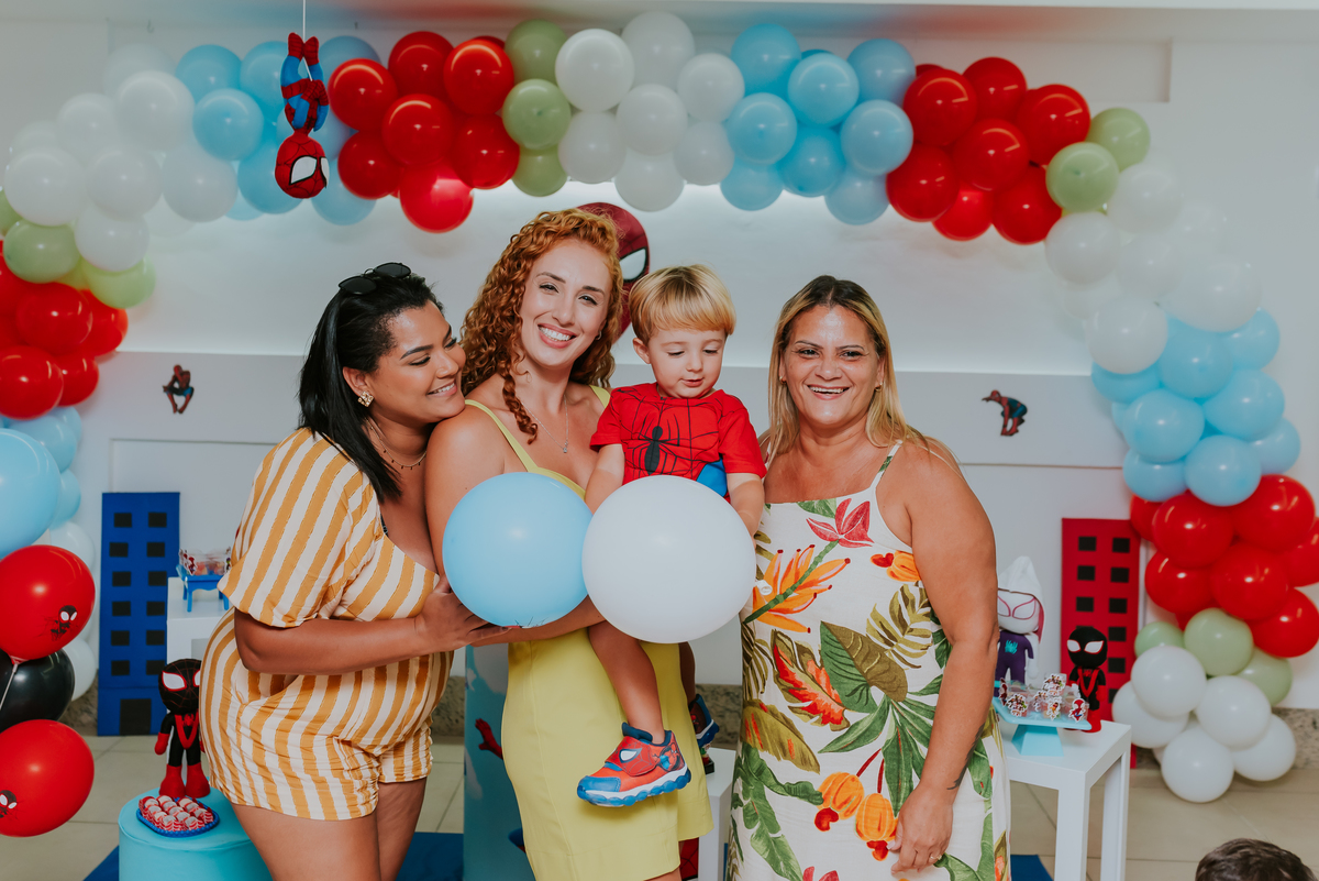 fotografia fotografa rj festa infantil 2 anos Davi tema homem aranha Niterói Icarai Rio de Janeiro familia 