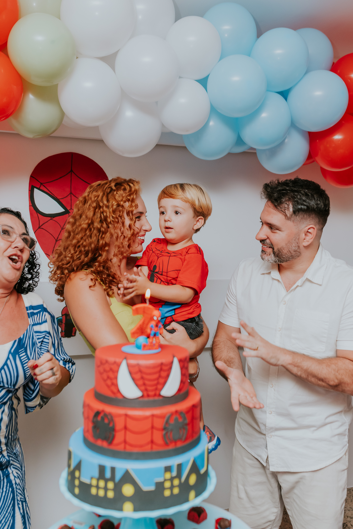 fotografia fotografa rj festa infantil 2 anos Davi tema homem aranha Niterói Icarai Rio de Janeiro familia 