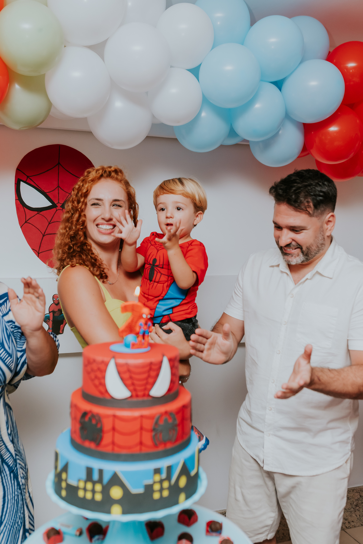 fotografia fotografa rj festa infantil 2 anos Davi tema homem aranha Niterói Icarai Rio de Janeiro familia 