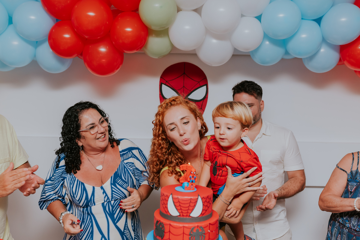 fotografia fotografa rj festa infantil 2 anos Davi tema homem aranha Niterói Icarai Rio de Janeiro familia 