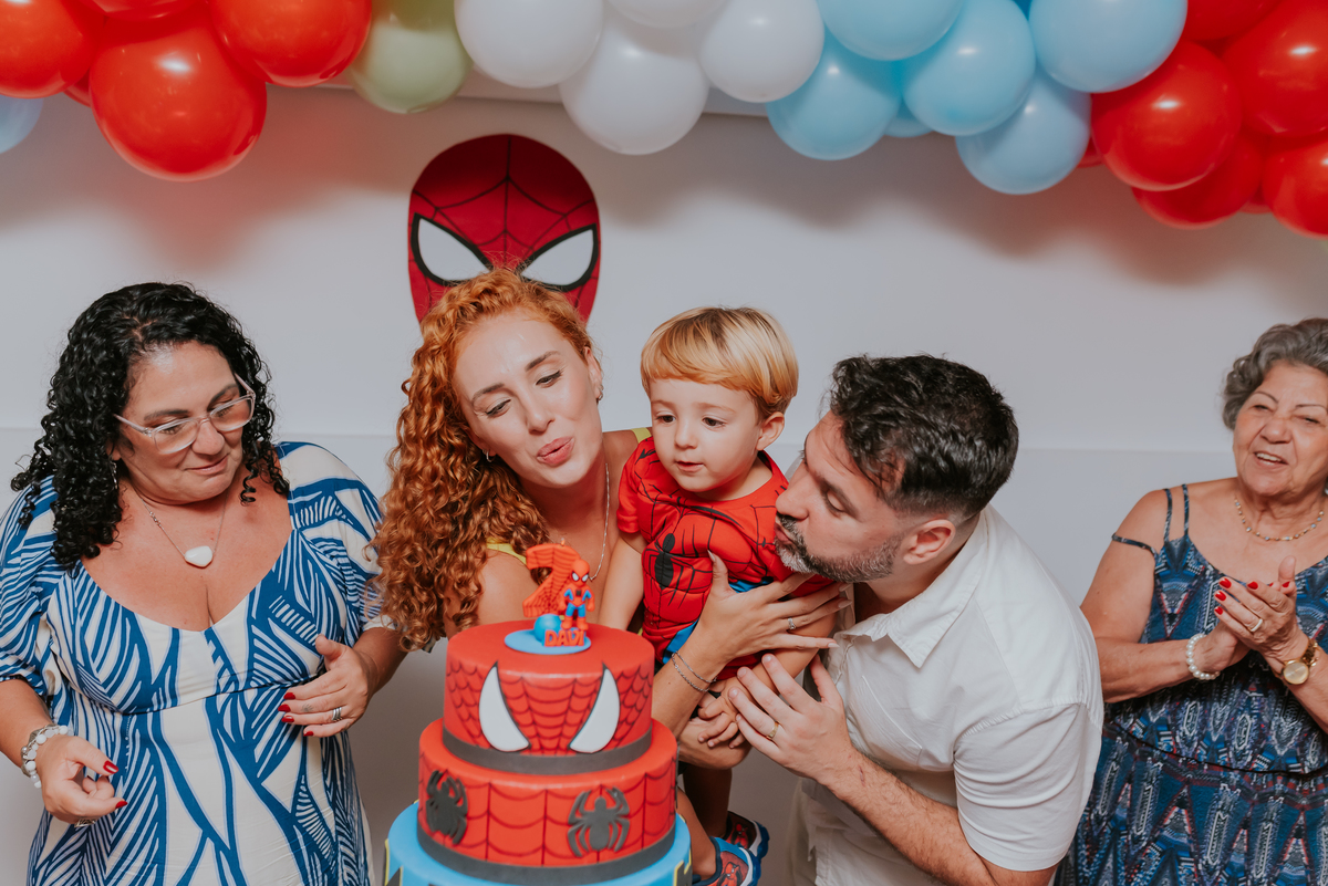 fotografia fotografa rj festa infantil 2 anos Davi tema homem aranha Niterói Icarai Rio de Janeiro familia 