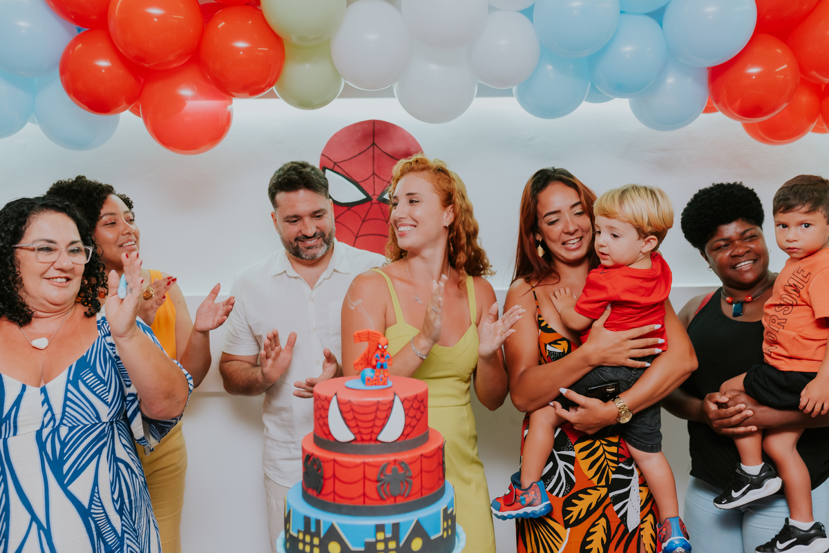 fotografia fotografa rj festa infantil 2 anos Davi tema homem aranha Niterói Icarai Rio de Janeiro familia 