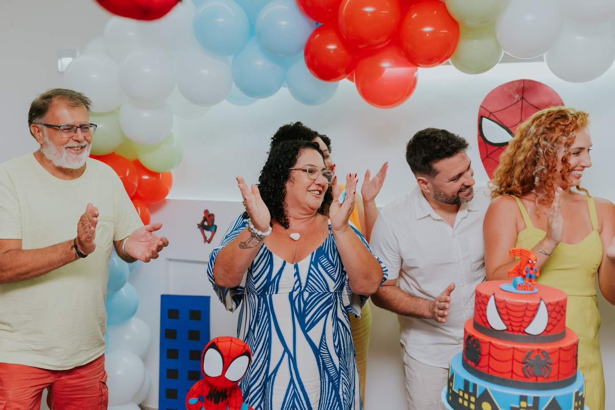 fotografia fotografa rj festa infantil 2 anos Davi tema homem aranha Niterói Icarai Rio de Janeiro familia 