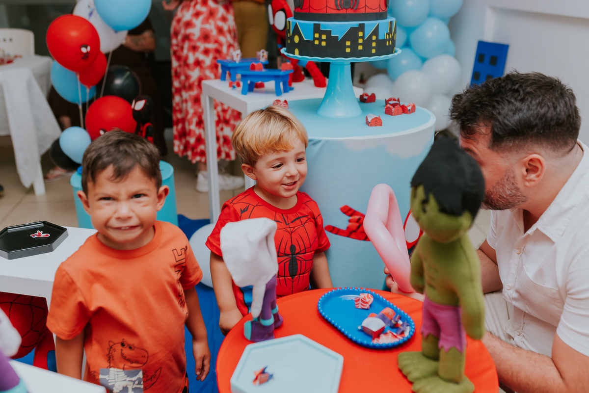 fotografia fotografa rj festa infantil 2 anos Davi tema homem aranha Niterói Icarai Rio de Janeiro familia 