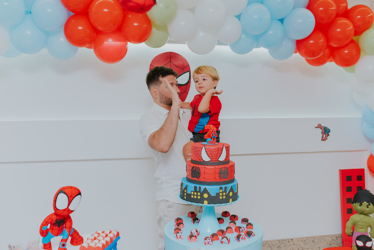 fotografia fotografa rj festa infantil 2 anos Davi tema homem aranha Niterói Icarai Rio de Janeiro familia 