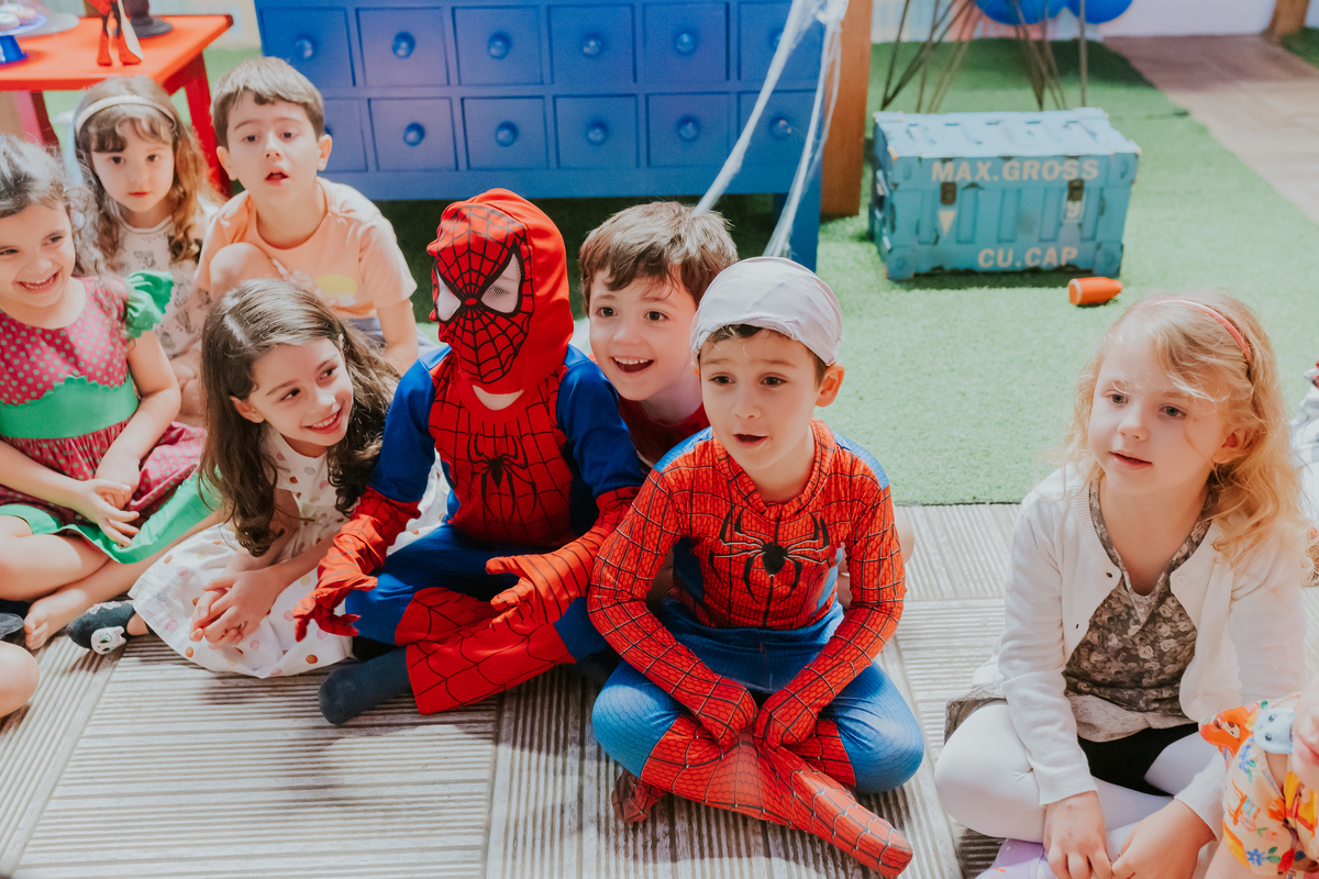 fotografa festa infantil evento 4 anos Murilo homem aranha casa de festas quintal festa Botafogo Rio de Janeiro fotografa família rj 