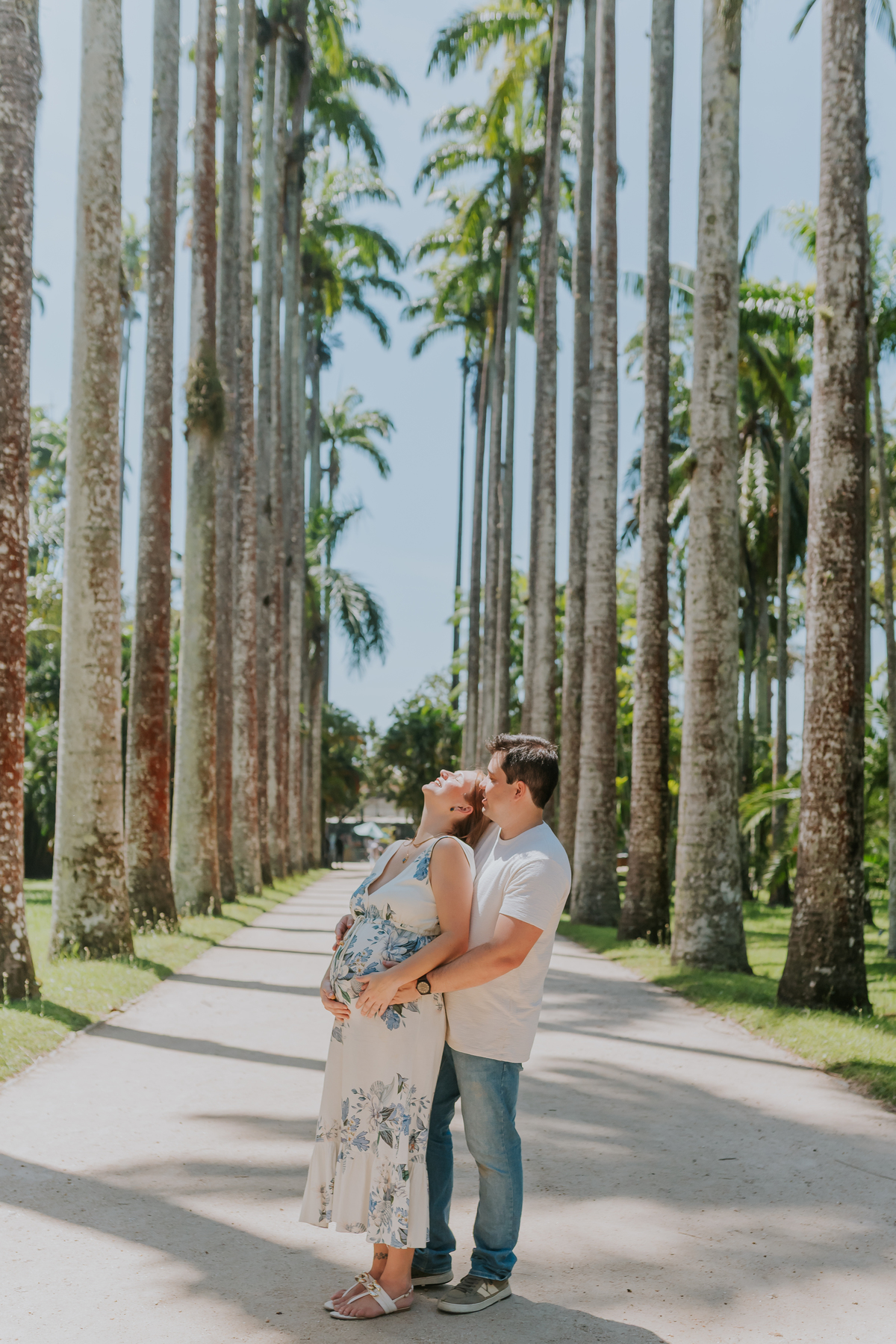 fotografa fotografia ensaio gestante externo natureza jardim botânico Rio de Janeiro rj familia natureza zona sul 