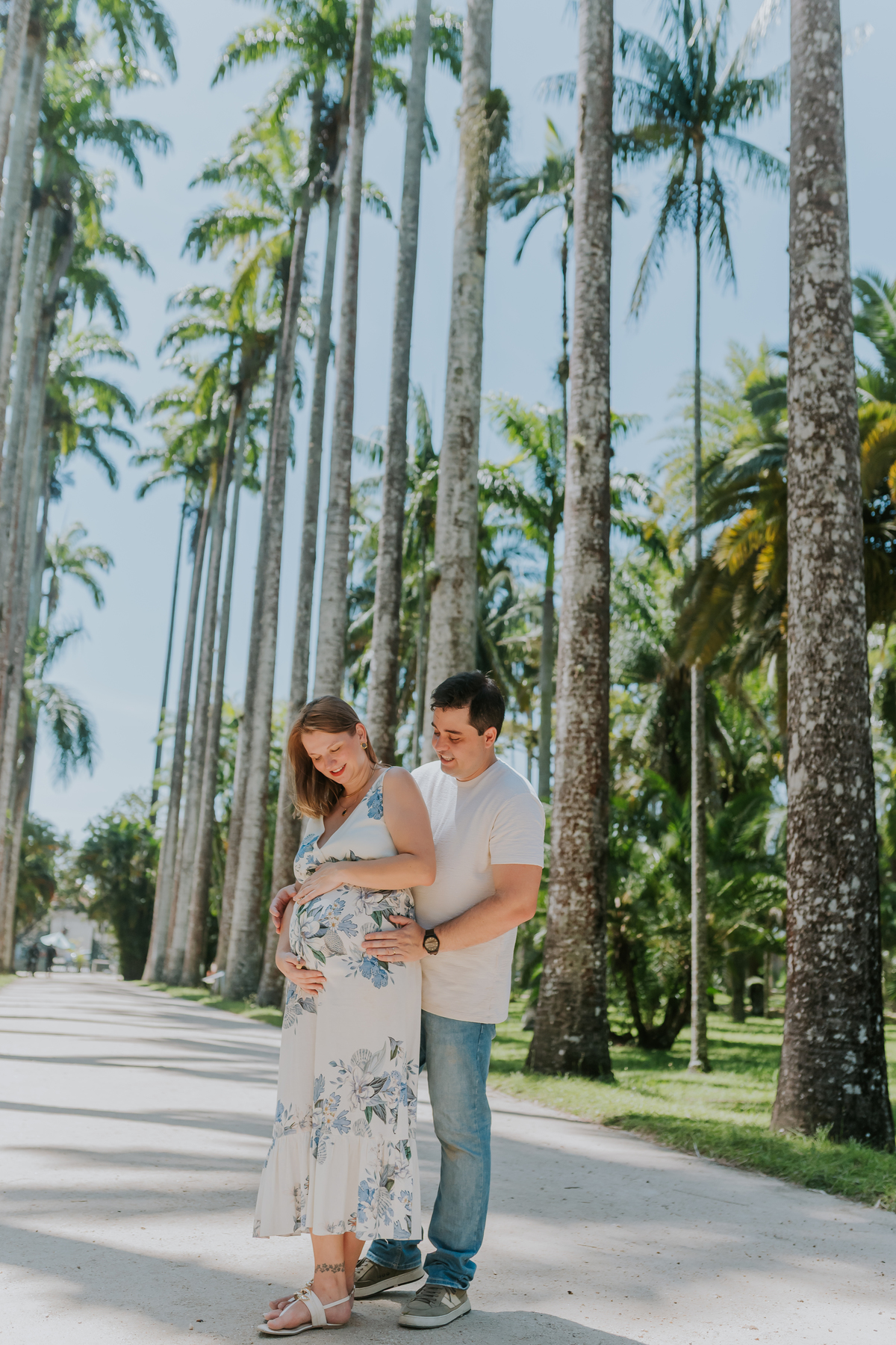 fotografa fotografia ensaio gestante externo natureza jardim botânico Rio de Janeiro rj familia natureza zona sul 