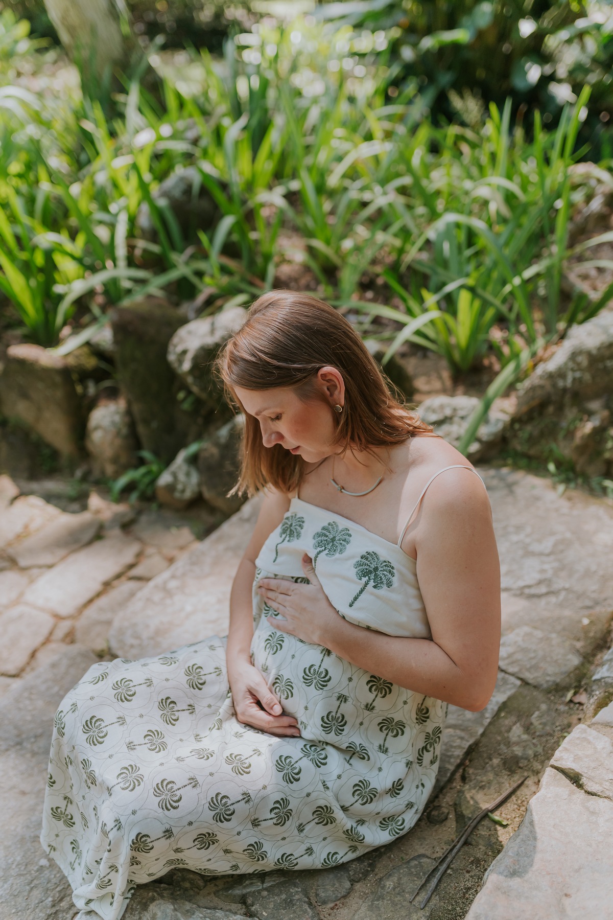 fotografa fotografia ensaio gestante externo natureza jardim botânico Rio de Janeiro rj familia natureza zona sul 