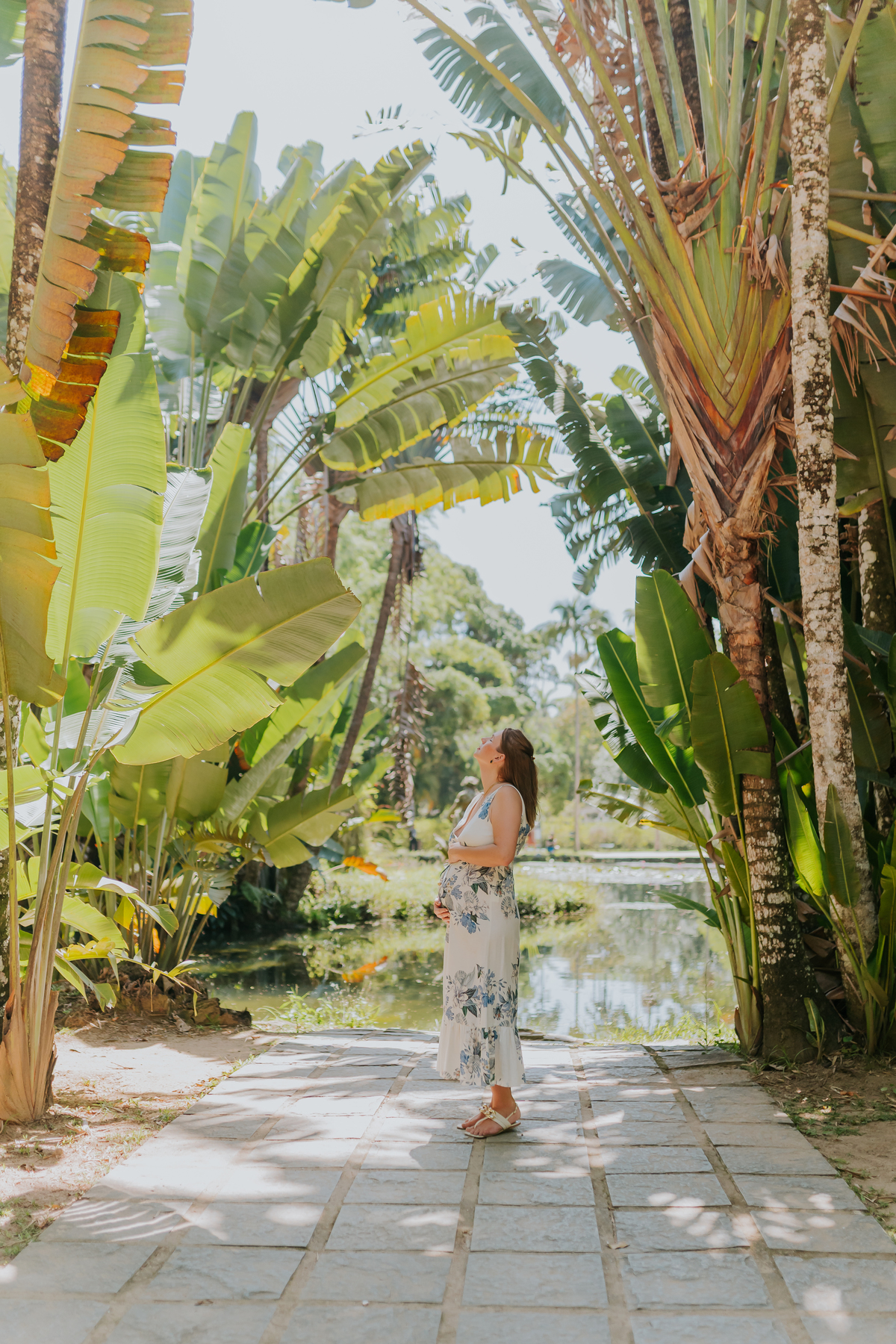 fotografa fotografia ensaio gestante externo natureza jardim botânico Rio de Janeiro rj familia natureza zona sul 