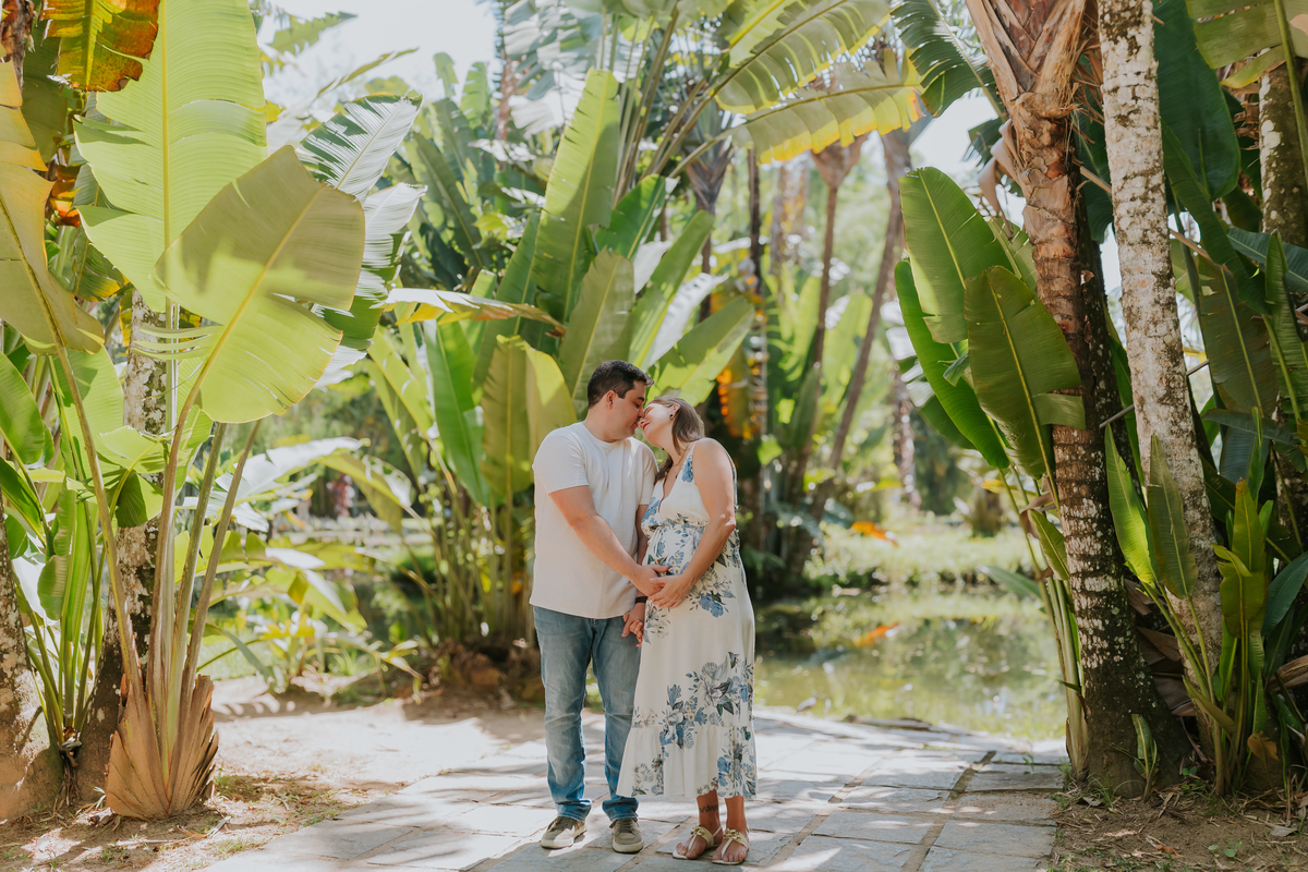 fotografa fotografia ensaio gestante externo natureza jardim botânico Rio de Janeiro rj familia natureza zona sul 