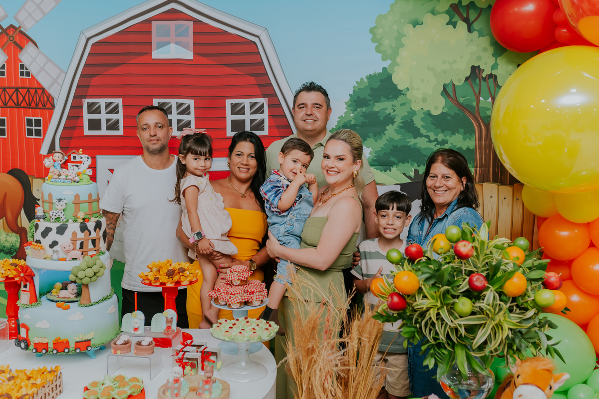 fotografa familia 2 anos Antonio festa infantil tema fazendinha Rio de Janeiro rj fotografia 