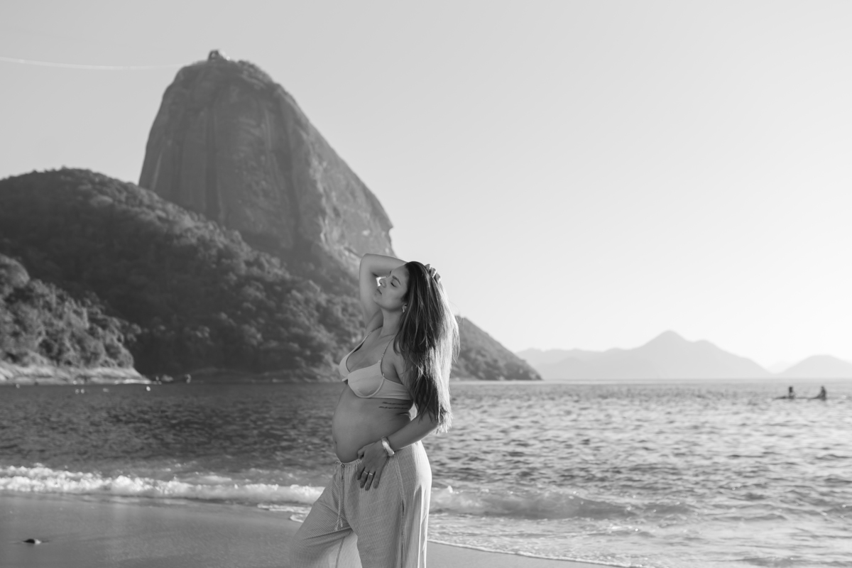 fotografa ensaio gravida gestante praia vermelha urca zona sul Rio de Janeiro rj fotografa familia amanhecer externo 