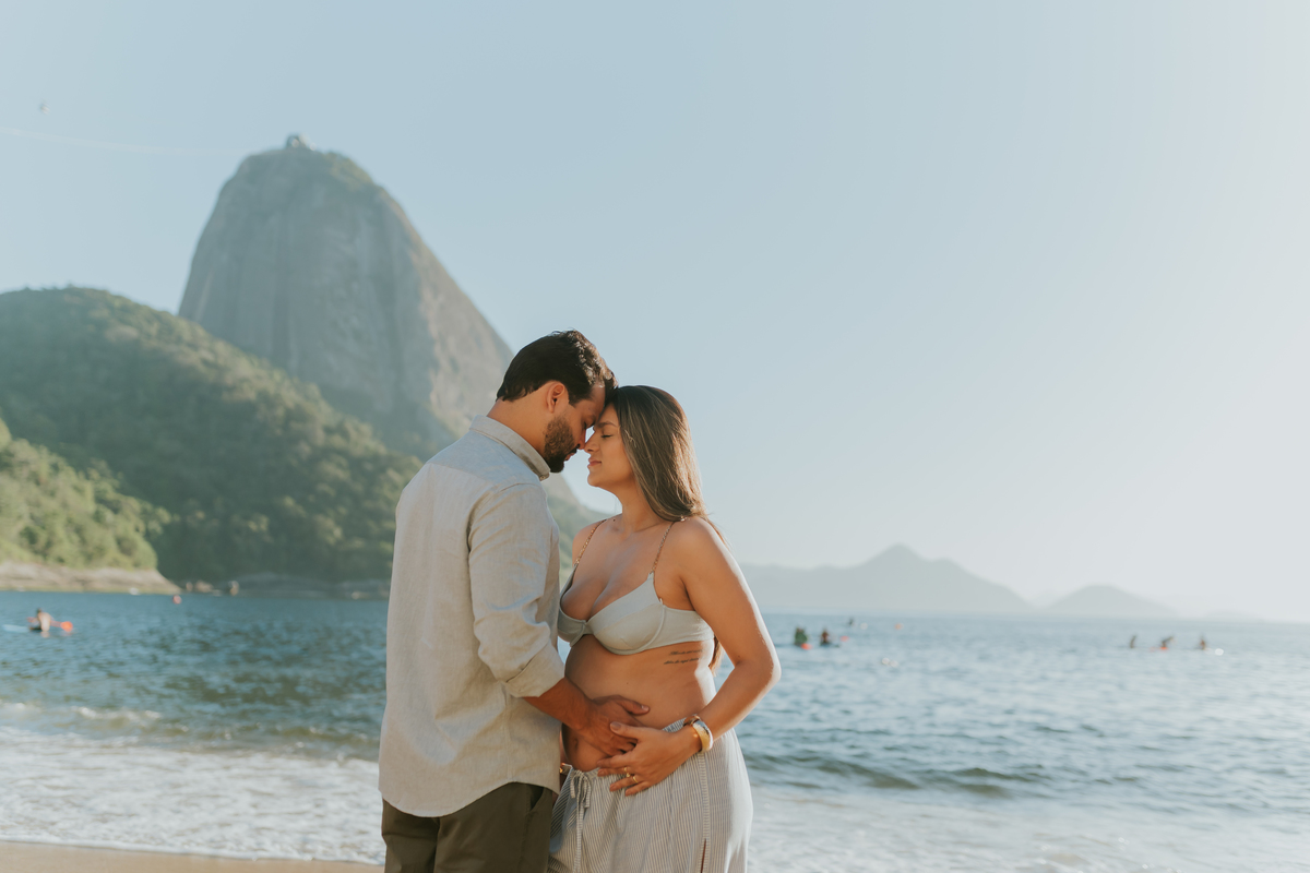 fotografa ensaio gravida gestante praia vermelha urca zona sul Rio de Janeiro rj fotografa familia amanhecer externo 