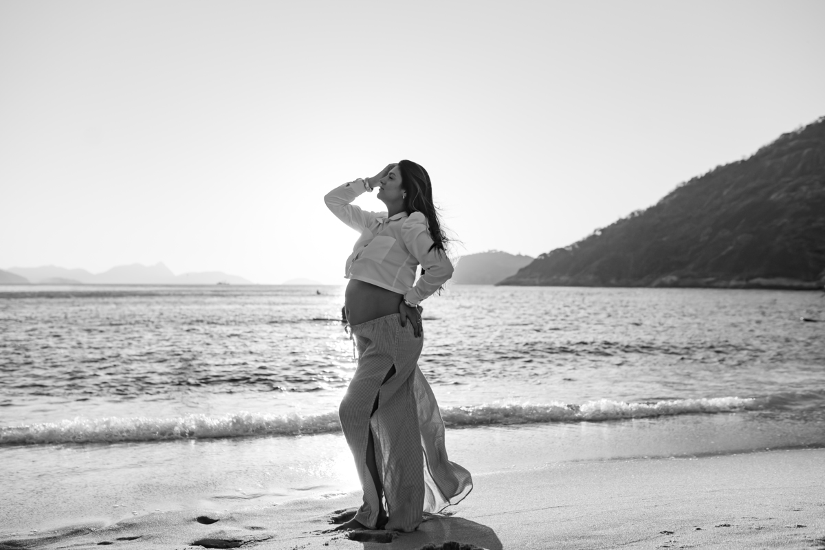 fotografa ensaio gravida gestante praia vermelha urca zona sul Rio de Janeiro rj fotografa familia amanhecer externo 