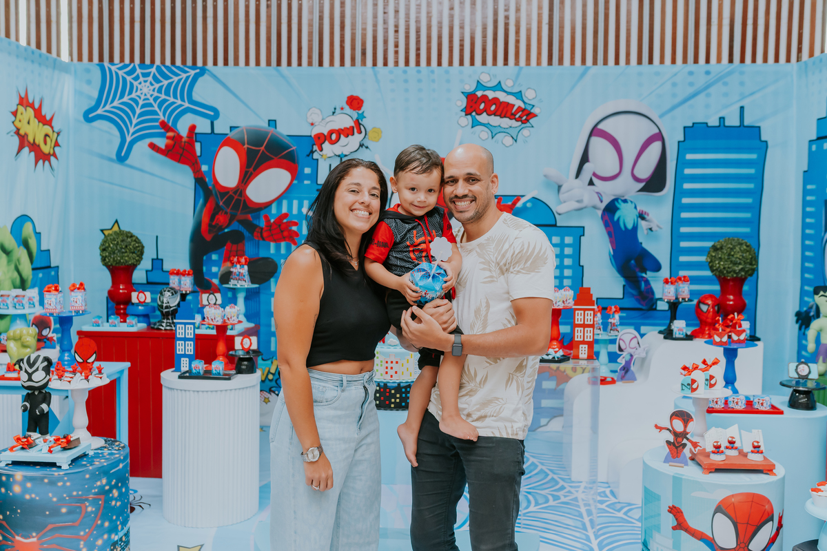 fotografia fotográfa festa infantil casa de festas 3 ano tema homem aranha rio de Janeiro rj evento barra da Tijuca família 